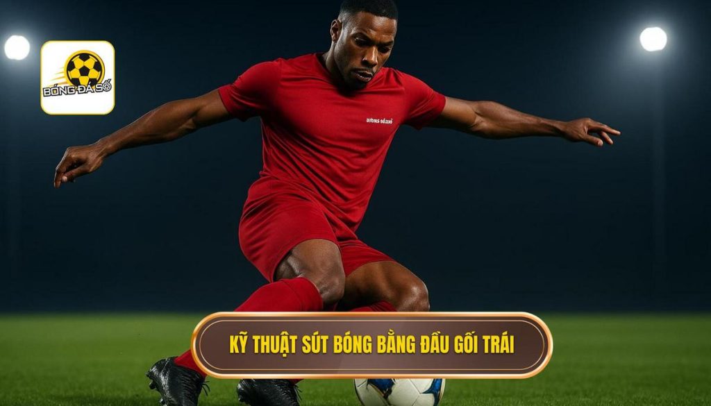 Kỹ thuật sút bóng bằng đầu gối trái