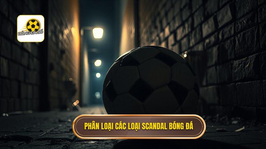 1. Phân loại các loại scandal bóng đá