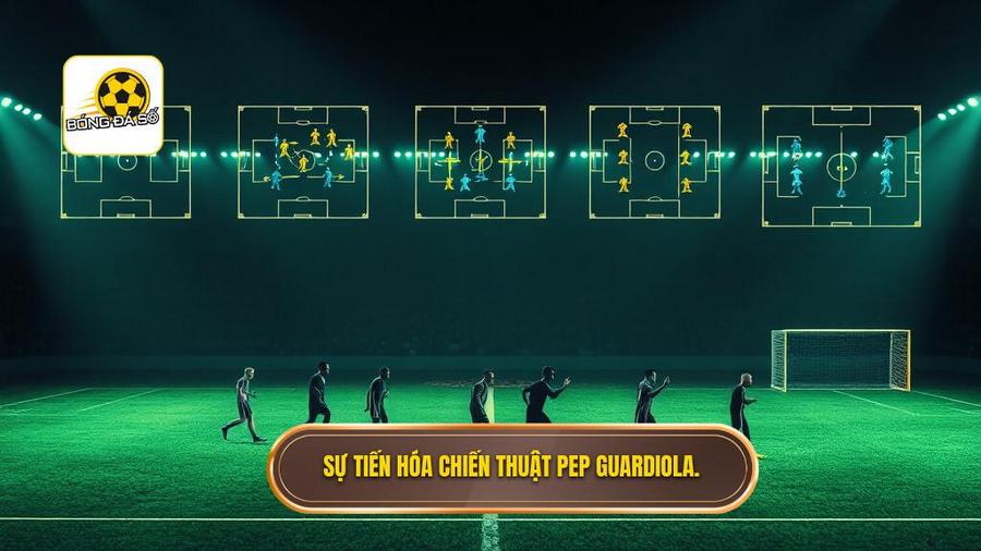 2. Sự tiến hóa chiến thuật Pep Guardiola.