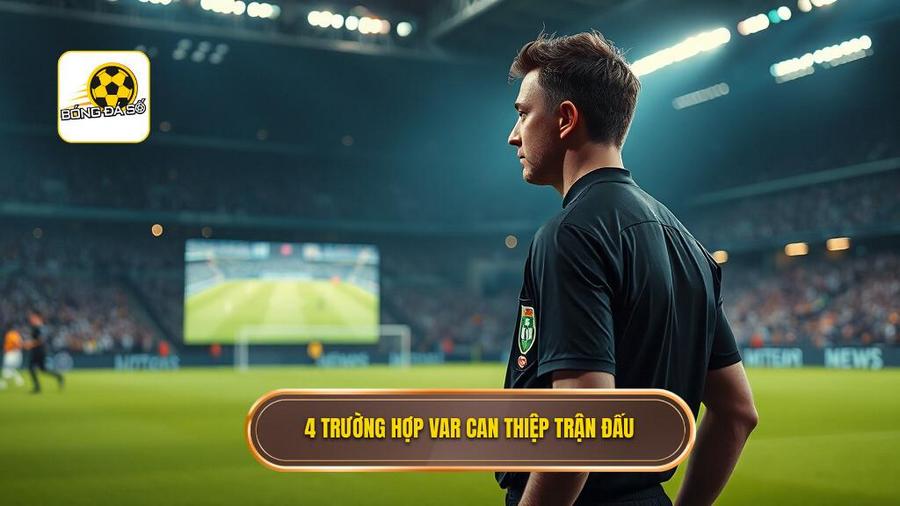 3. 4 trường hợp VAR can thiệp trận đấu