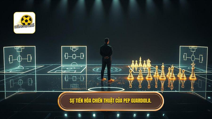 Sự tiến hóa qua các thời kỳ của chiến thuật Pep Guardiola