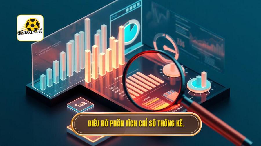 Biểu đồ phân tích chỉ số thống kê.