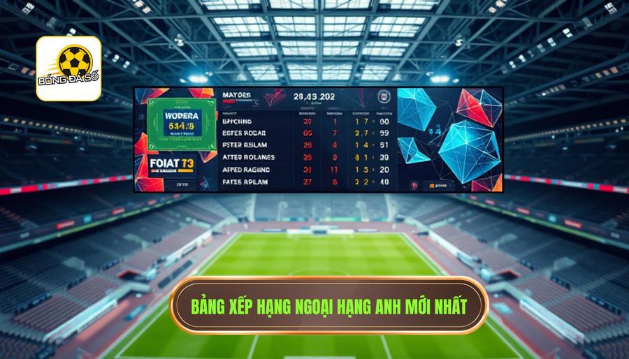 Bảng xếp hạng Ngoại hạng Anh mới nhất
