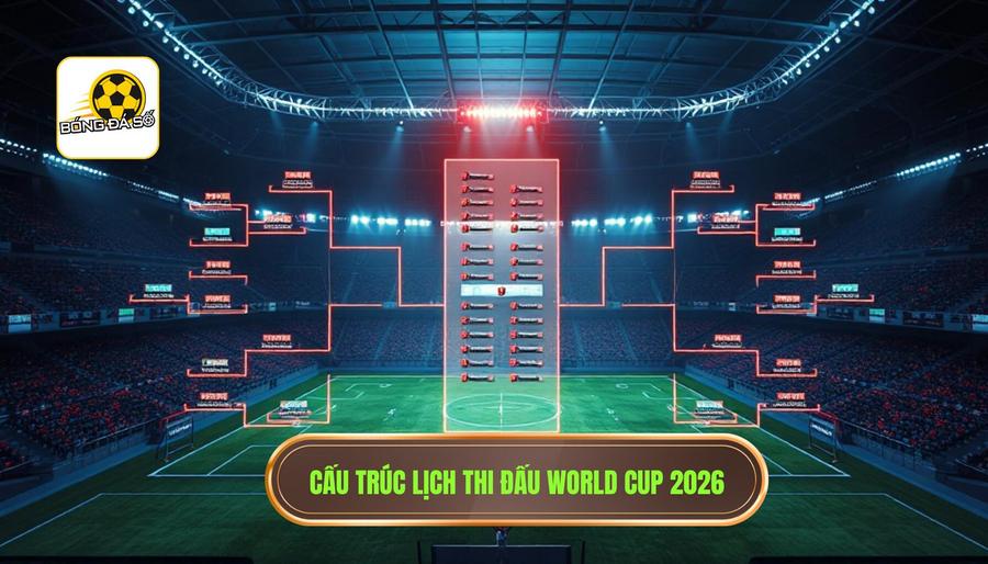 Cấu trúc lịch thi đấu World Cup 2026